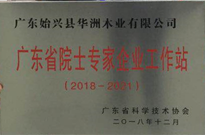 喜訊！華洲木業(yè)獲批建立廣東省院士專家（企業(yè)）工作站(圖1)